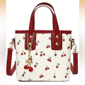 Cherry Print Handbag